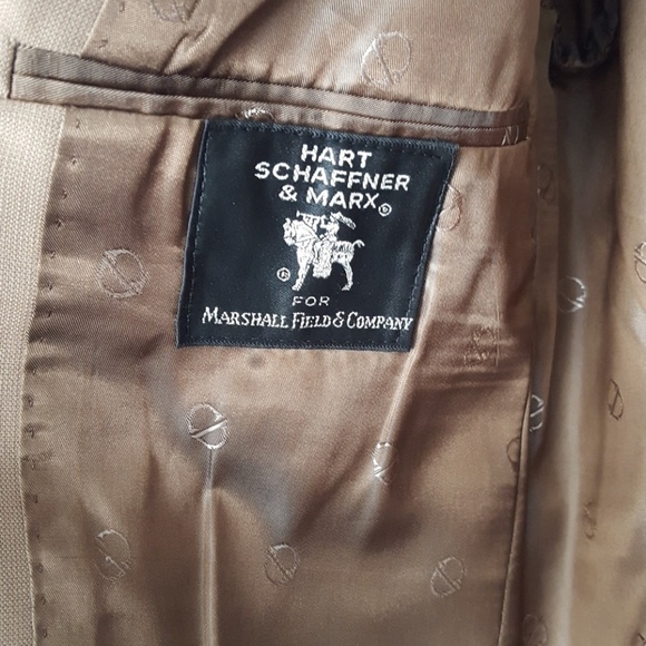 Hart Schaffner Marx By Christian Dior Brown Coat - Picture 5 of 6